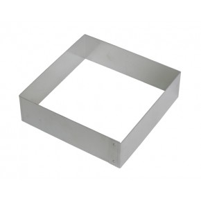 FAJA CUADRADA DE ALUMINIO 28 x 28 x 7 CM.