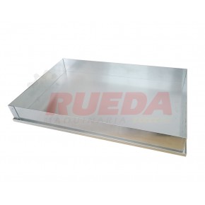 FAJA RECTANGULAR DE ALUMINIO 39 X 29 X 4 CM.