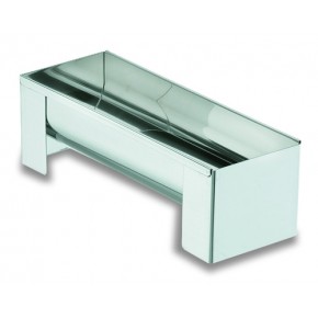 MOLDE MEDIA CAÑA REDONDO INOX. 25 X 9 cm.