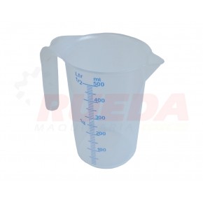 JARRA MEDIDORA DE PLÁSTICO 500 ML