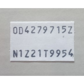 ETIQUETA BLANCA RECTANGULAR 26 X 16 mm.