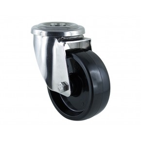 RUEDA PARA CARROS GIRATORIA CON AGUJERO DIAMETRO 100