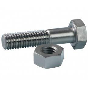 SET TORNILLO + TUERCA INOX A2 M8 PARA RUEDAS DE CARROS