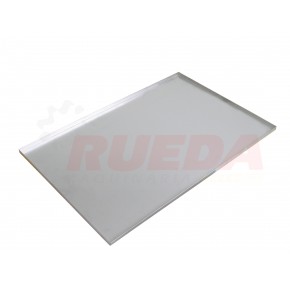 BANDEJA DURALUMINIO 4 LATERALES RECTOS 90º 60 X 40 CM.