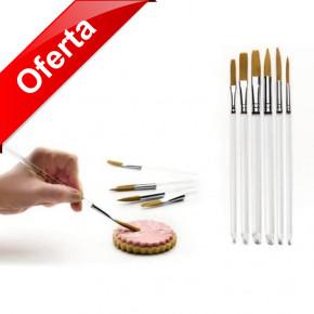 PINCELES PARA REPOSTERIA (JUEGO DE 6)