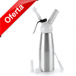 SIFÓN DE CREMA ALUMINIO 0,5 L.