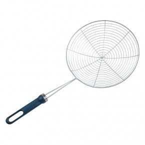 ESPUMADERA INOX. CON MANGO DE PLÁSTICO