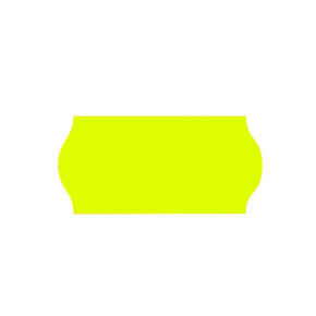ETIQUETA COLOR FLÚOR AMARILLO 26 X 12 mm.