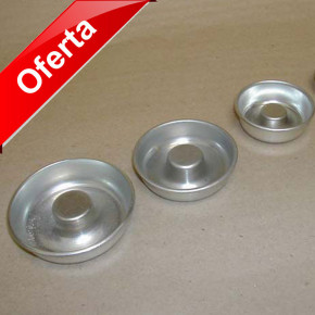 BUÑOLERA ALUMINIO SIN MANGO 8 CM.