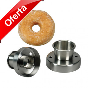 CORTADONUTS INOXIDABLE CON MANGO 6,7 X 3 cm.