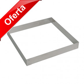 FAJA CUADRADA DE ALUMINIO 26 x 26 X 4 CM.