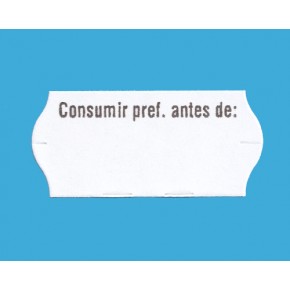 ETIQUETA PREIMPRESA 26 X 12 mm.