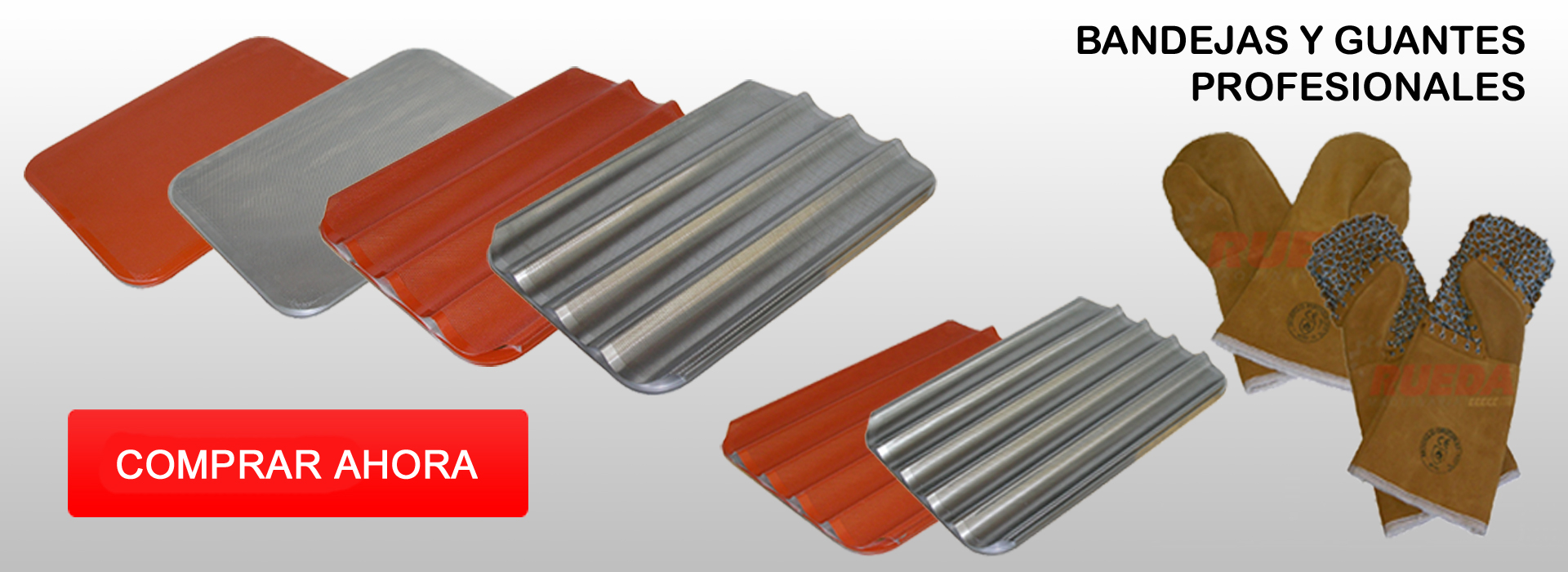 Guantes y bandejas